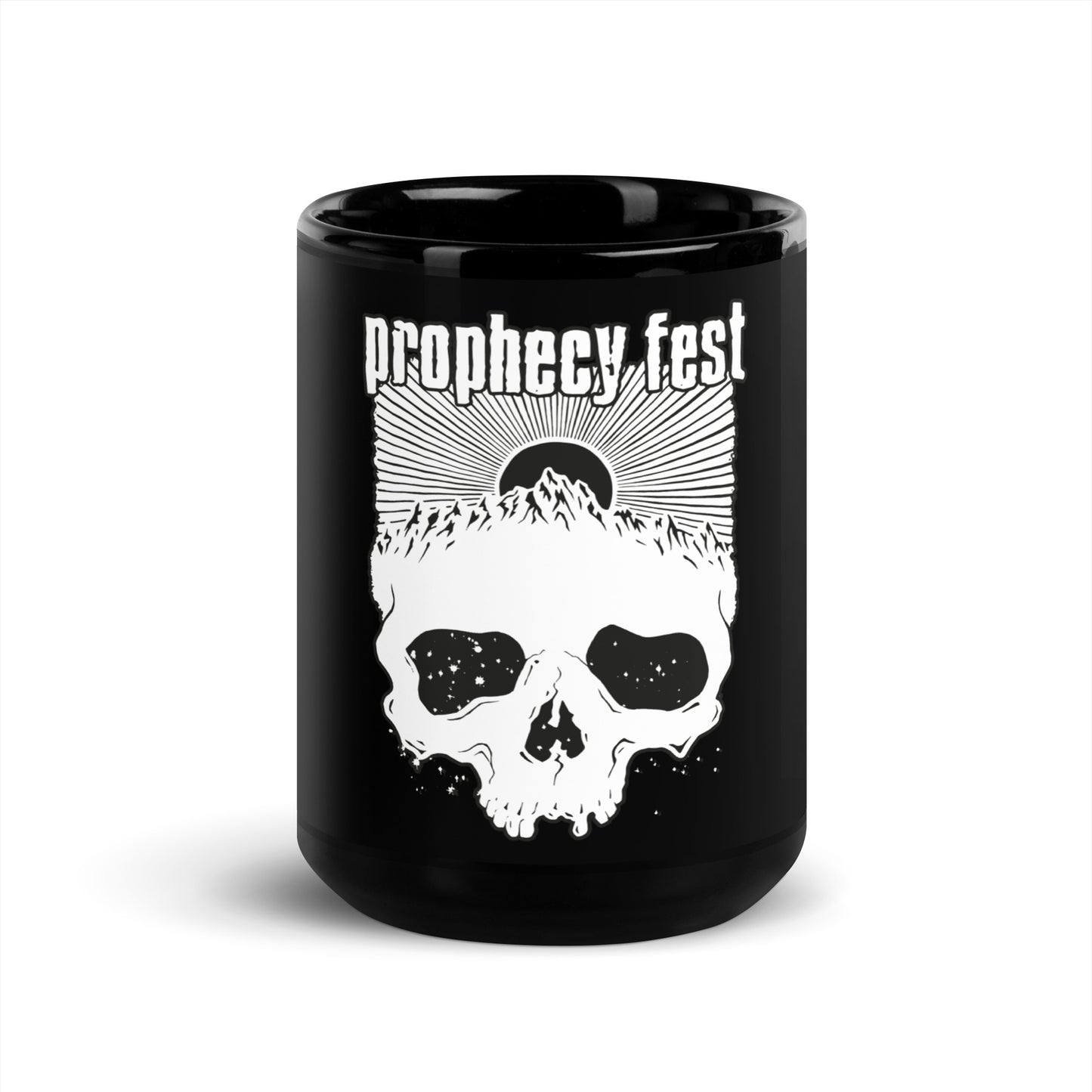 PROPHECY FEST - Black Glossy Mug