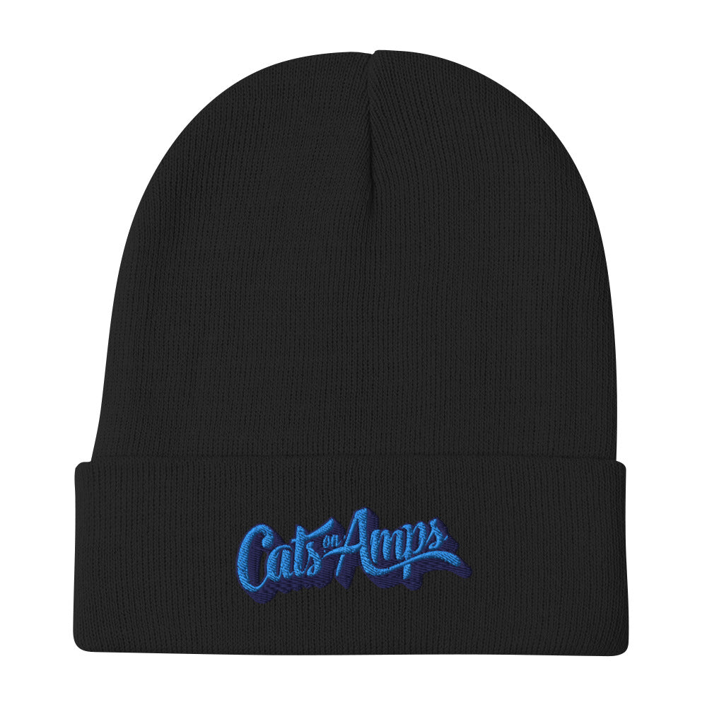 CATS ON AMPS - Logo - Embroidered Beanie