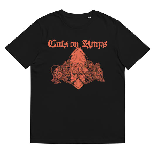CATS ON AMPS - Cat Doctrine - Unisex Organic Cotton T-Shirt