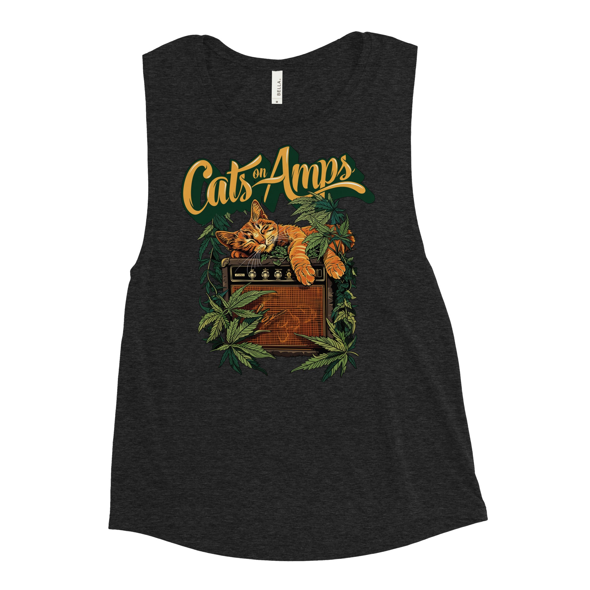 CATS ON AMPS - 420 Sleeper - Ladies’ Muscle Tank