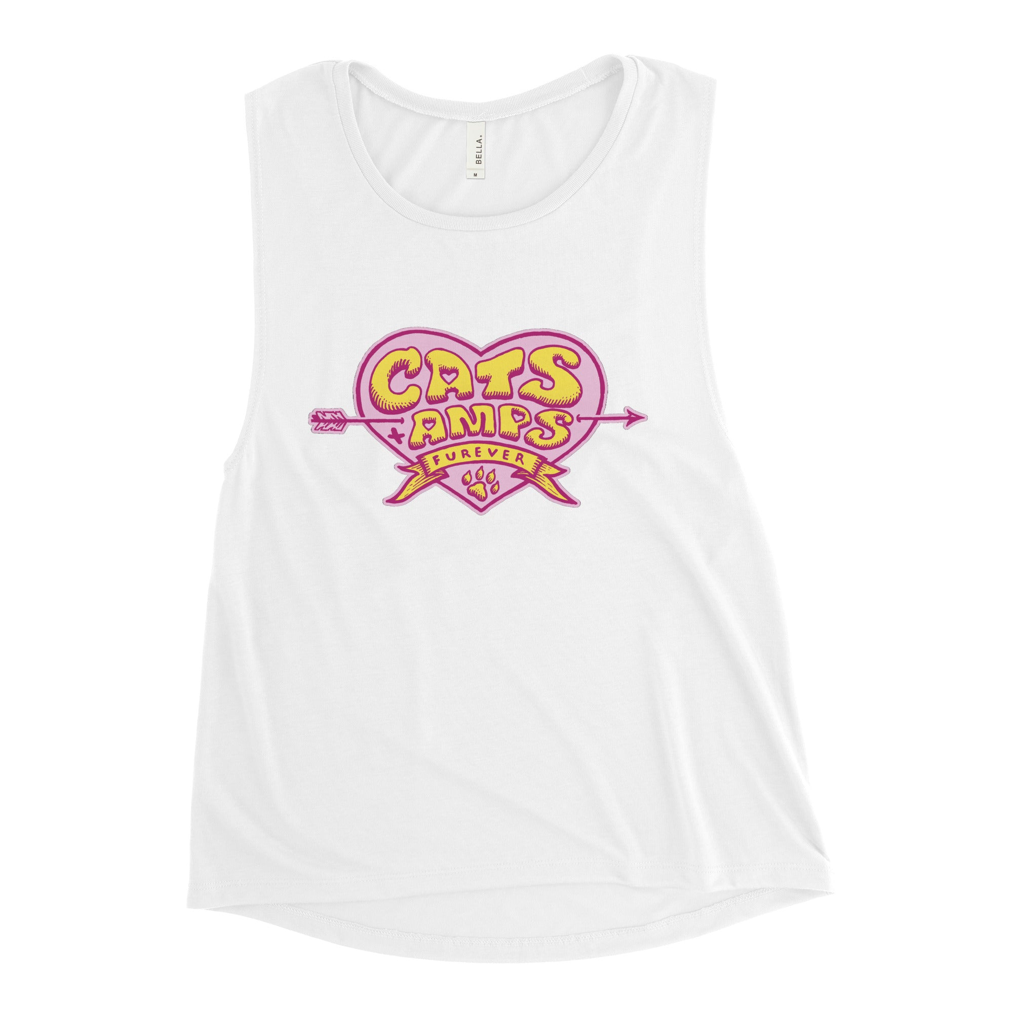 CATS ON AMPS - Valentine - Ladies’ Muscle Tank