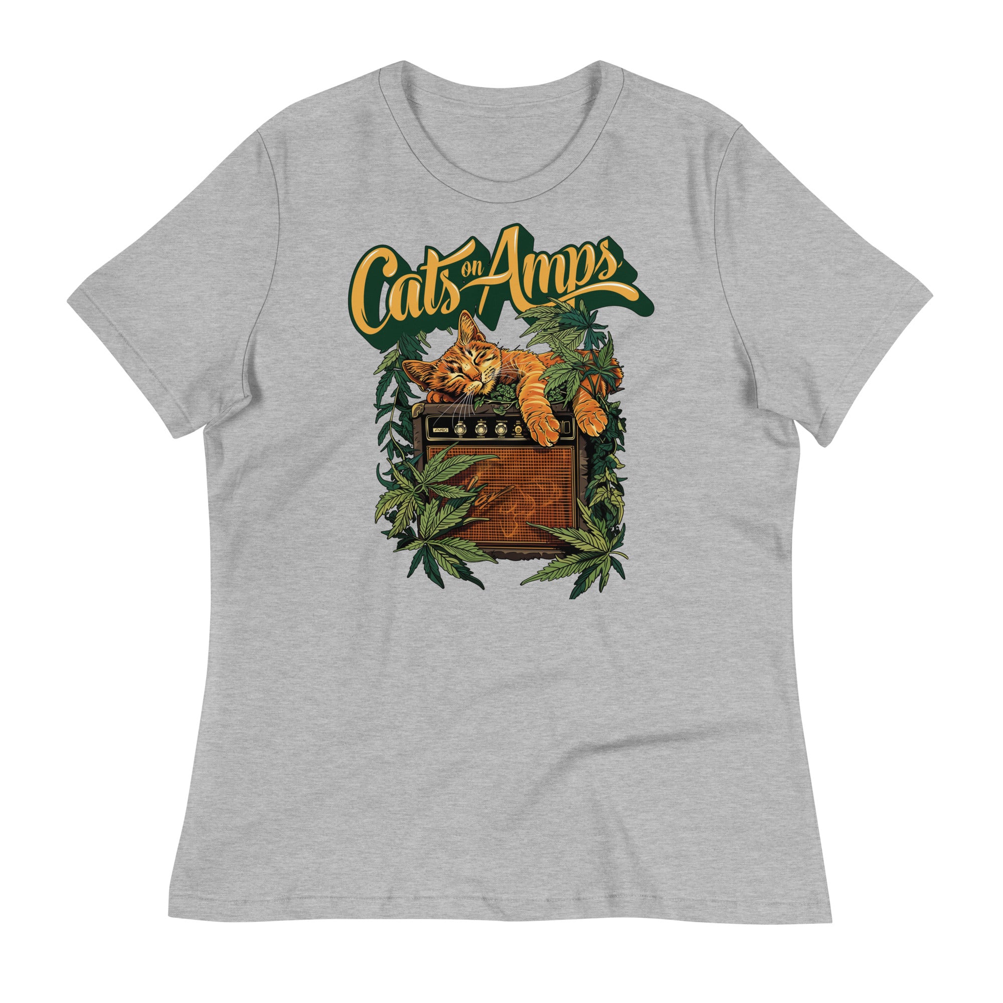 CATS ON AMPS - 420 Sleeper- Women's Relaxed T-Shirt