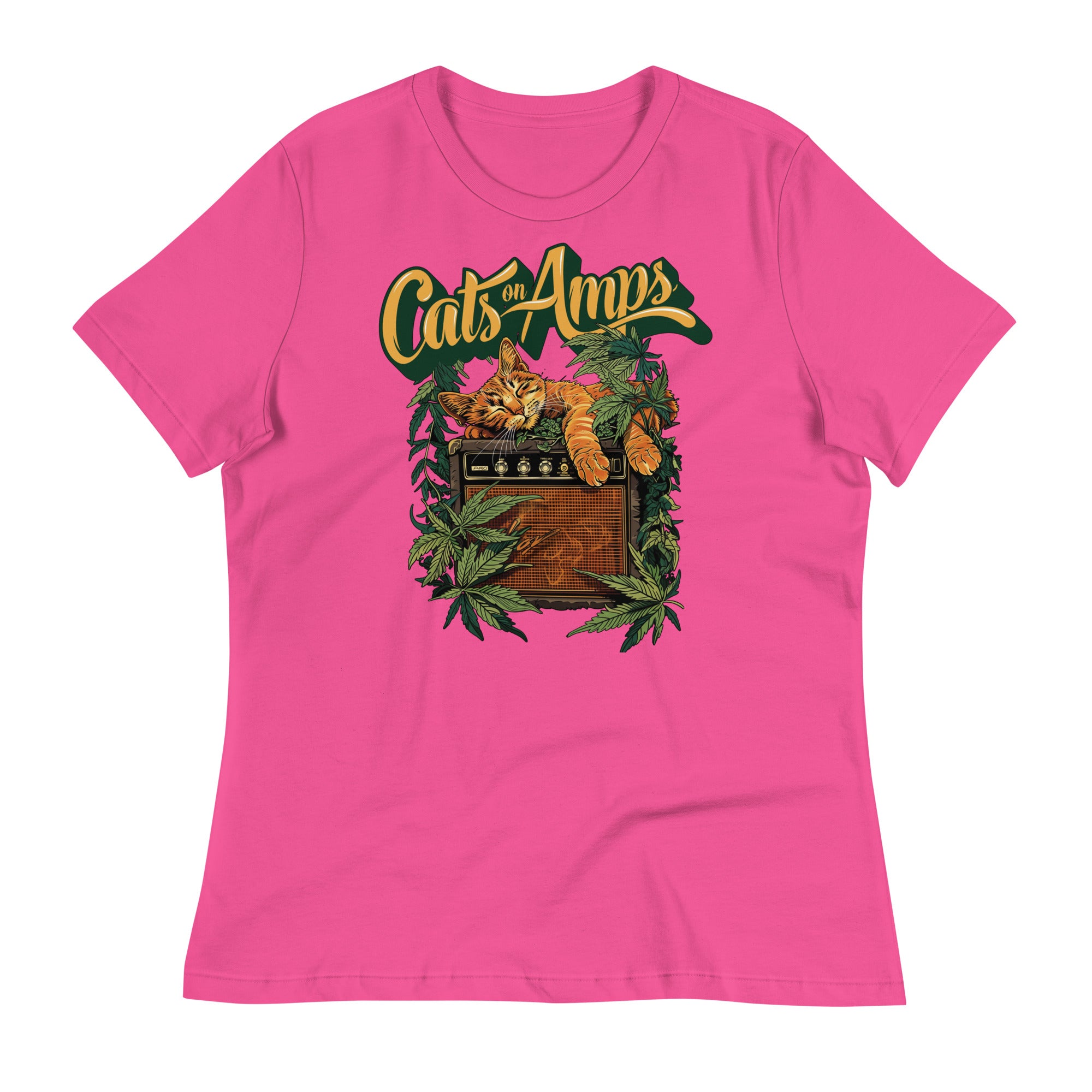 CATS ON AMPS - 420 Sleeper- Women's Relaxed T-Shirt