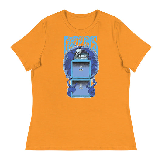 CATS ON AMPS - Midnight - Women's Relaxed T-Shirt