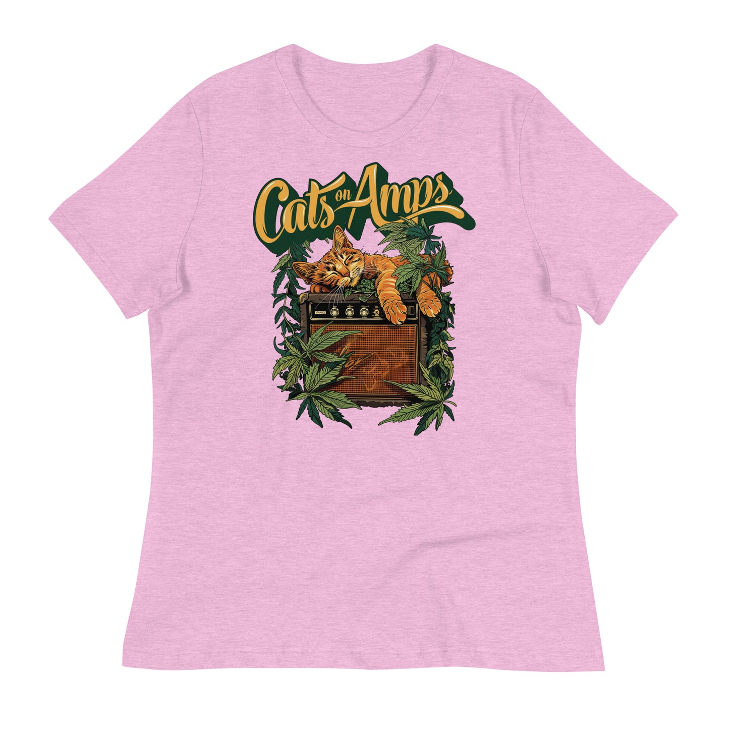 CATS ON AMPS - 420 Sleeper- Women's Relaxed T-Shirt