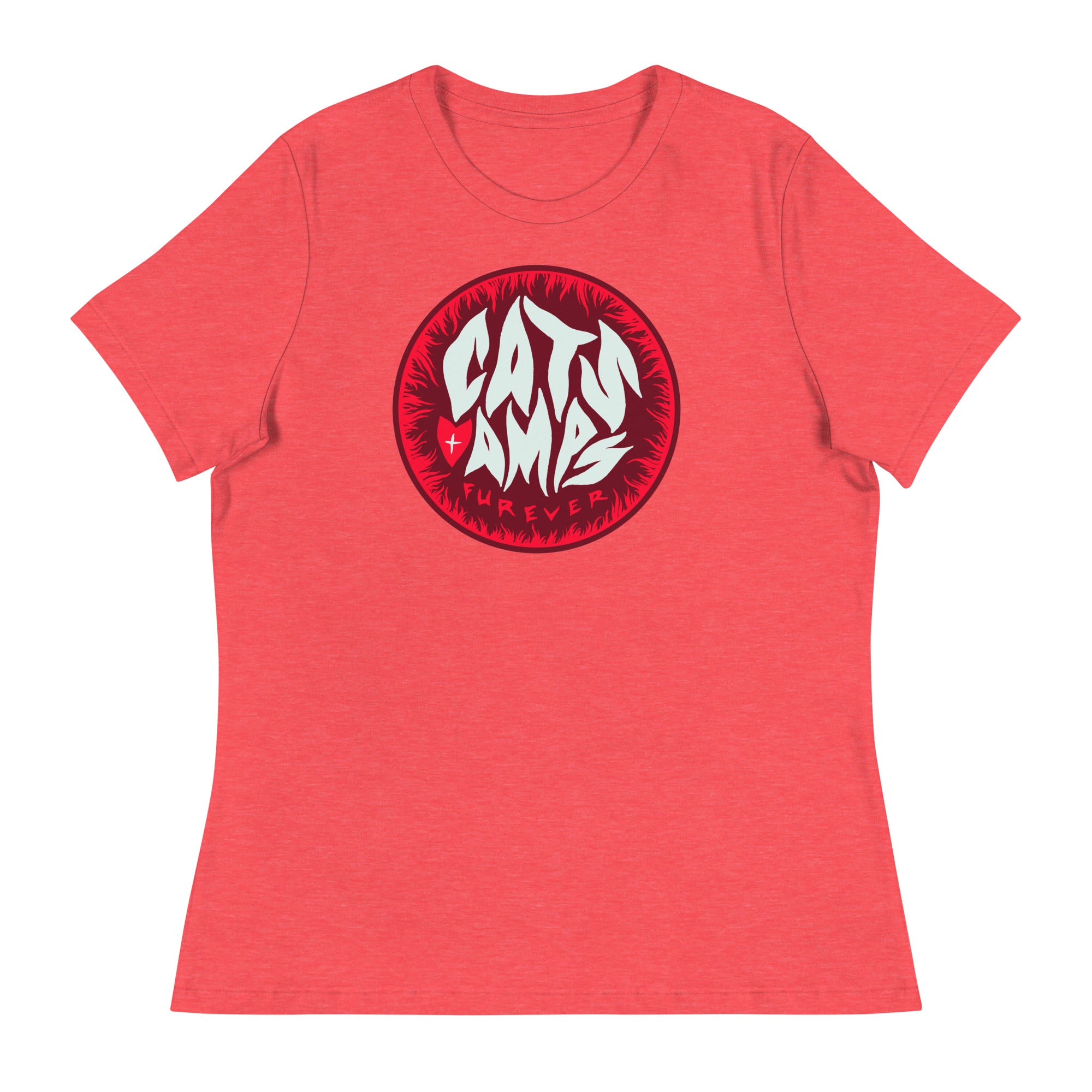 CATS ON AMPS - Valentine Furever - Women's Relaxed T-Shirt