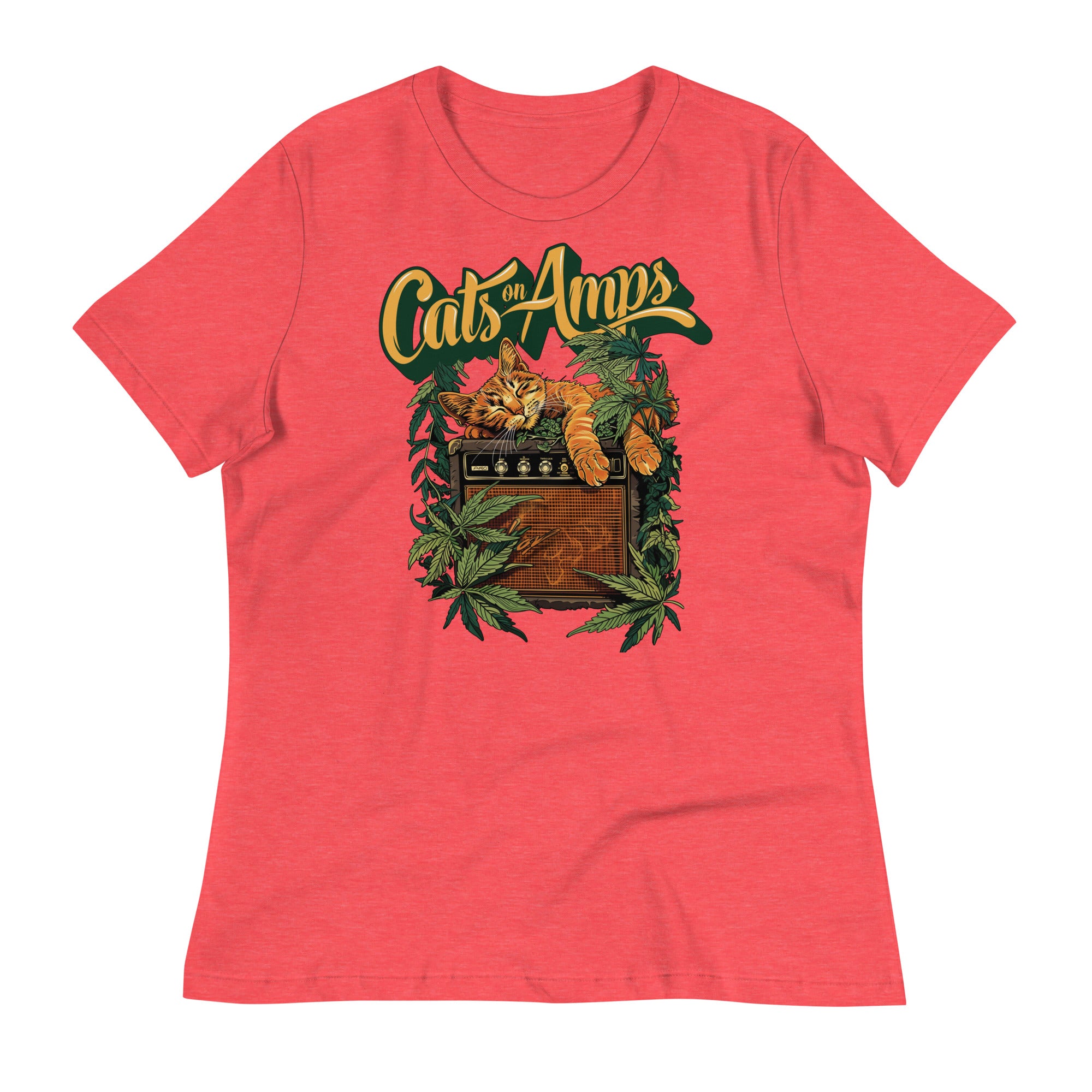 CATS ON AMPS - 420 Sleeper- Women's Relaxed T-Shirt